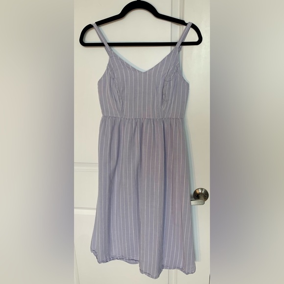 Old Navy Dresses & Skirts - Pinstripe  Fit and Flare Midi Sundress